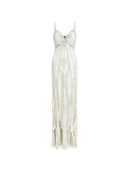  Jenny Packham Yves Beaded Maxi Dress - Green 