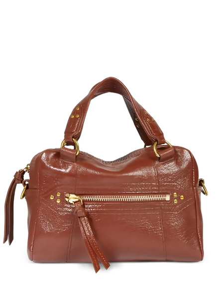  Jérôme Dreyfuss Mini Lucky Zip Bowling Tote Bag - Brown 