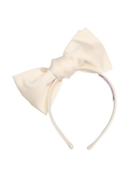  Jessie And James Kids Bow-detail Headband - Neutrals 