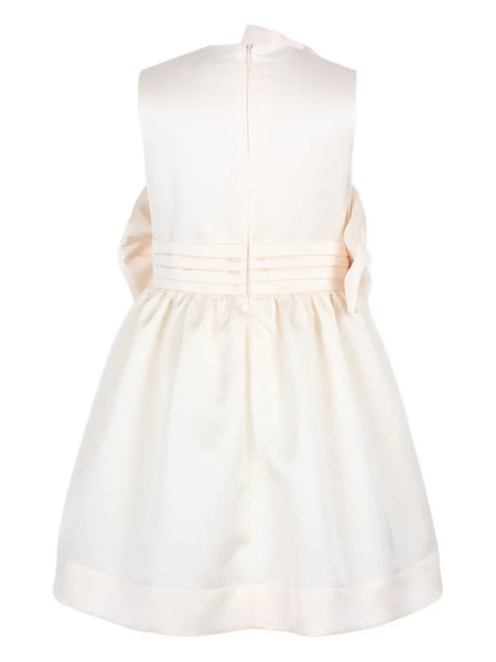  Jessie And James Kids Bow-detailing Dress - Neutrals 