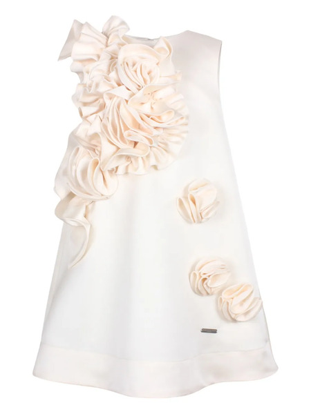  Jessie And James Kids Ruffle-embellished Dress - Neutrals 