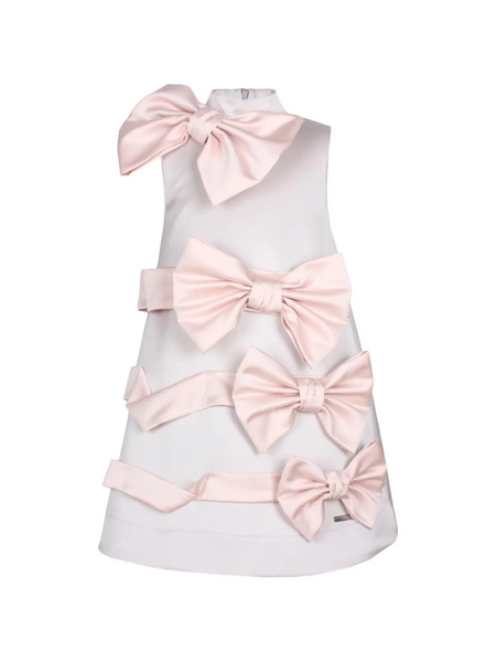  Jessie And James Kids Wrap Up Dress - Grey 