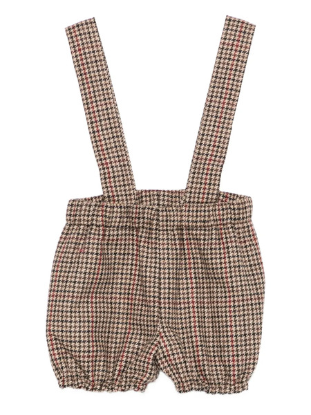  Jesurum Baby Checked Shorts - Brown 