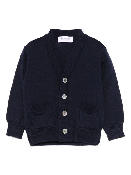  Jesurum Baby Merino Wool Cardigan - Blue 