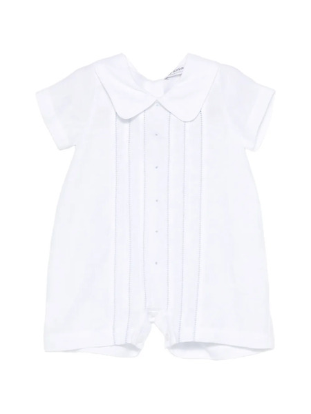  Jesurum Baby Peter-pan-collar Romper - White 