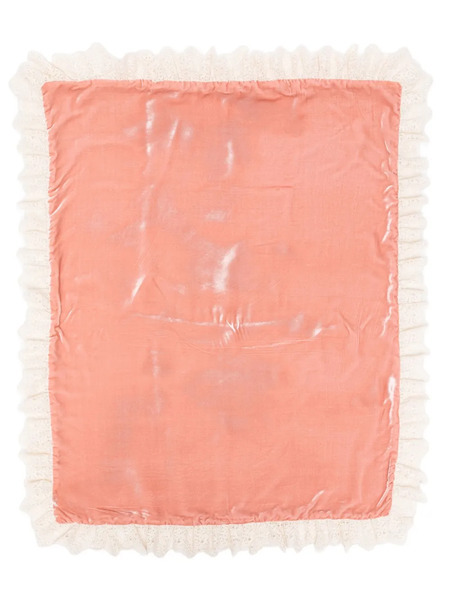  Jesurum Baby Ruffled-trim Blanket - Pink 