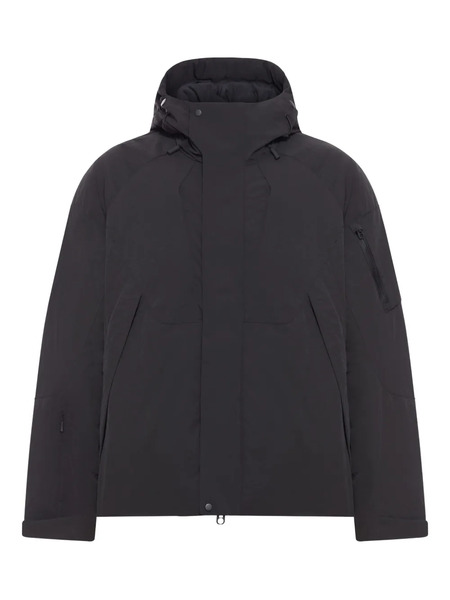  Jg1 Hybrid Hooded Down Jacket - Black 