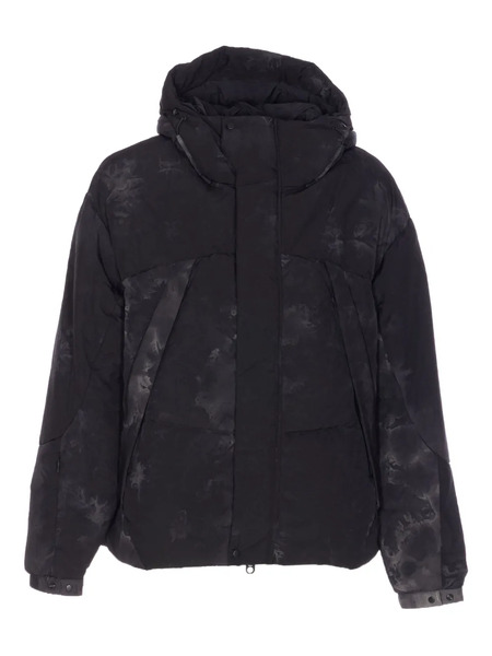  Jg1 Marbled-effect Jacket - Black 