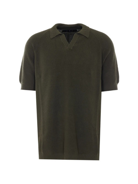  Jg1 V-neck Short-sleeved Sweater - Green 