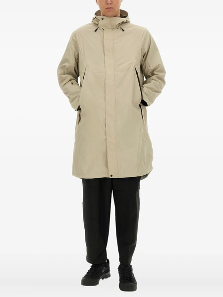  Jg1 Zip-fastening Coat - Neutrals 