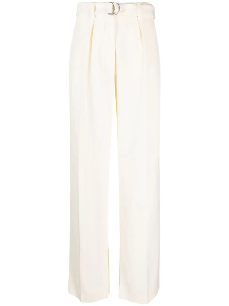  Jil Sander Belted Wide-leg Trousers - Neutrals 