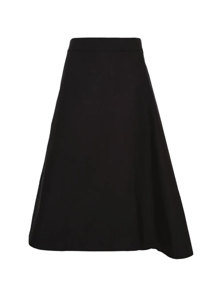  Jil Sander Black A-line Skirt 