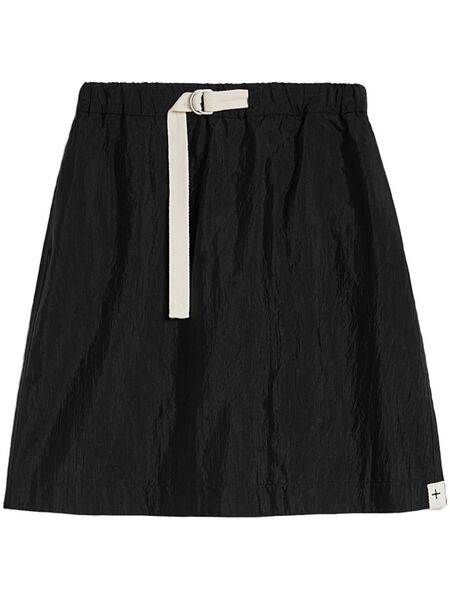  Jil Sander Buckled A-line Miniskirt - Black 
