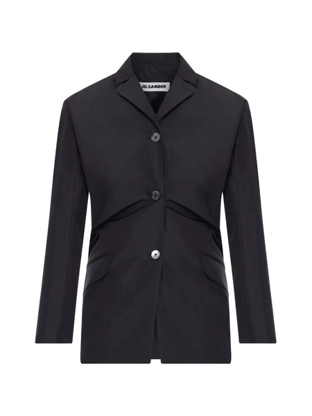 Jil Sander Button Blazer - Black 