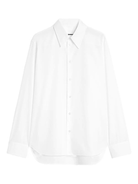  Jil Sander Button-up Long-sleeve Shirt - White 