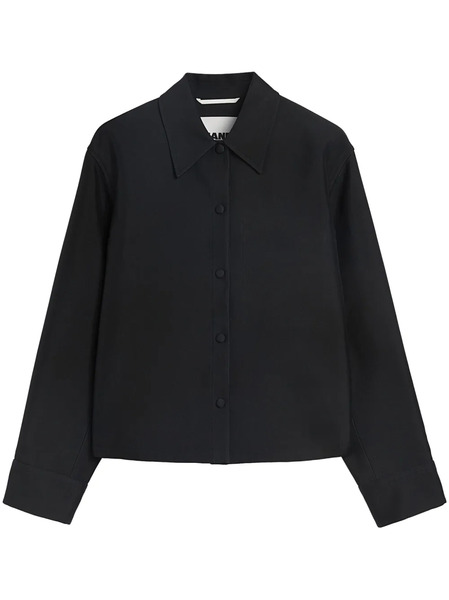  Jil Sander Button-up Shirt Jacket - Black 