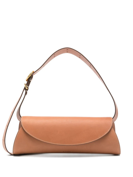  Jil Sander Cannolo Shoulder Bag - Brown 