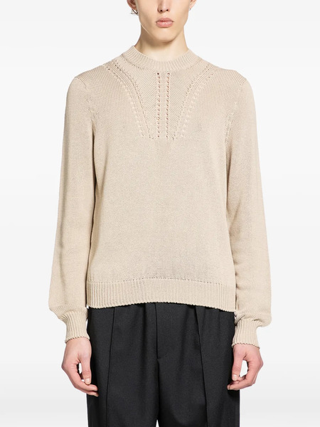  Jil Sander Cn Long-sleeve Sweater - Neutrals 