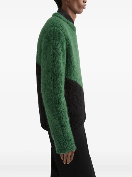  Jil Sander Colourblock Sweater - Green 