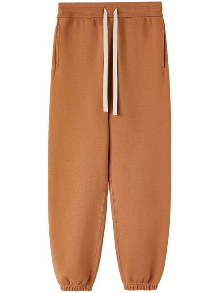  Jil Sander Cotton Drawstring Track Pants - Brown 