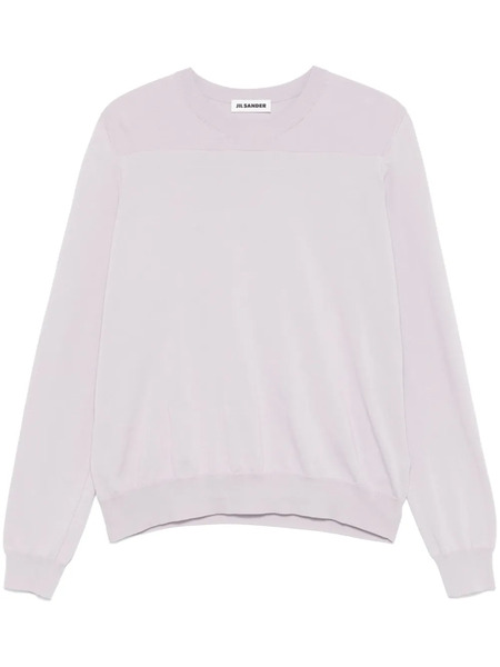  Jil Sander Cotton Sweater - Purple 