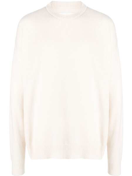  Jil Sander Crew-neck Cashmere Jumper - Neutrals 