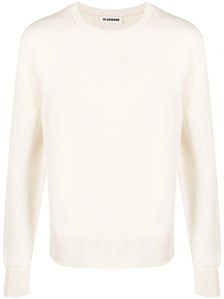  Jil Sander Crew-neck Knitted Jumper - Neutrals 