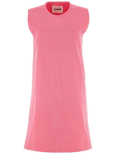  Jil Sander Crew-neck Minidress - Pink 
