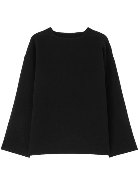  Jil Sander Crew Neck Sweater - Black 