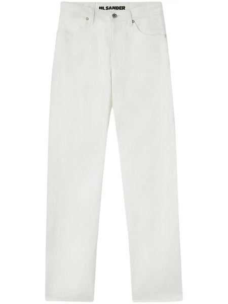 Jil Sander Cropped Straight-leg Jeans - White 