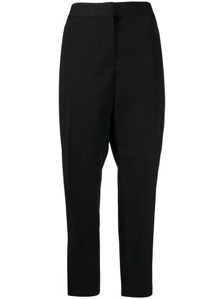  Jil Sander Cropped Tailored Trousers - Black 