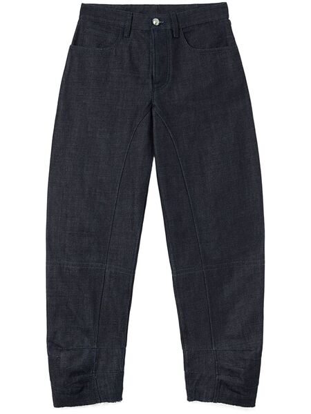  Jil Sander Cropped Tapered Jeans - Black 