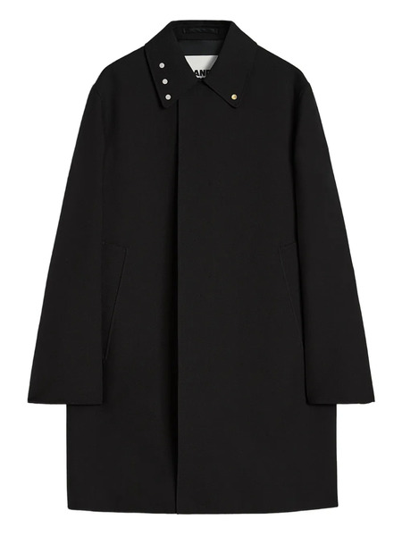  Jil Sander Double-breasted Coat - Black 
