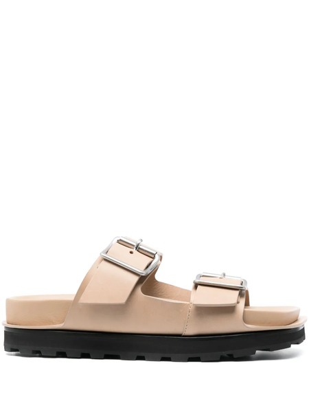  Jil Sander Double Buckle-fastening Sandals - Neutrals 