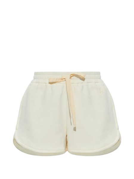  Jil Sander Drawstring Embroidered Shorts - Neutrals 