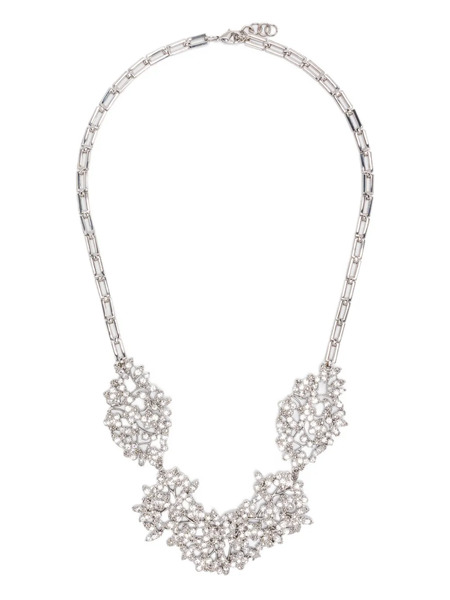  Jil Sander Embellished Chain Necklace - Silver 
