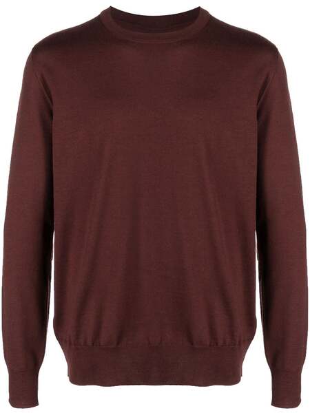  Jil Sander Fine-knit Wool Jumper - Brown 