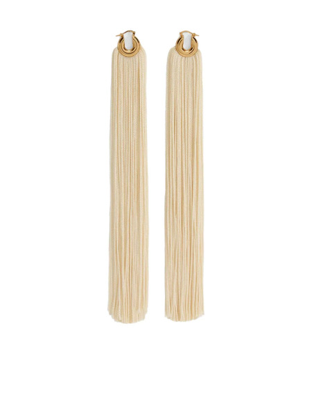  Jil Sander Fringed Earrings - Gold 