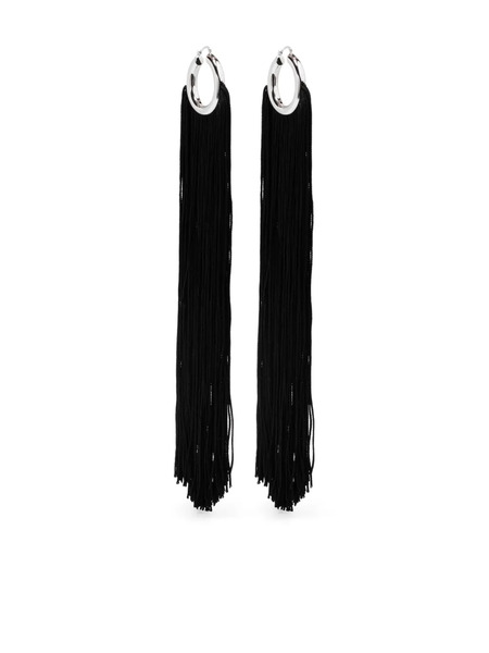  Jil Sander Fringed Earrings - Silver 