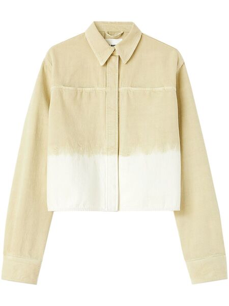  Jil Sander Gradient-effect Denim Shirt - Neutrals 