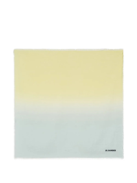  Jil Sander Gradient-effect Scarf - Yellow 