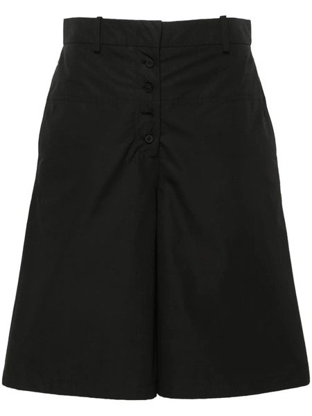  Jil Sander High-waist Bermuda Shorts - Black 