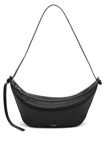  Jil Sander Knot-detailing Shoulder Bag - Black 