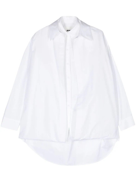  Jil Sander Layered Cotton Shirt - White 