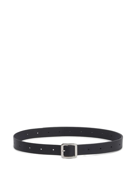  Jil Sander Leather Belt - Black 