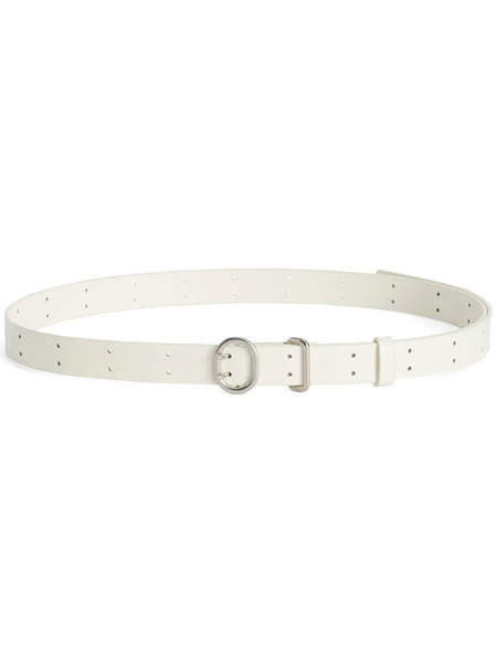  Jil Sander Leather Belt - White 