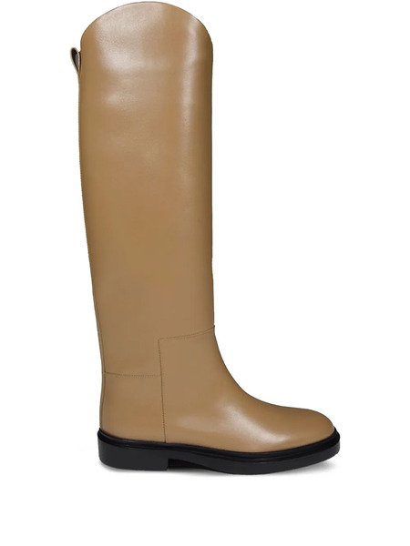  Jil Sander Leather Boots - Brown 