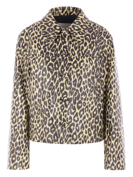  Jil Sander Leopard-print Jacket - Neutrals 