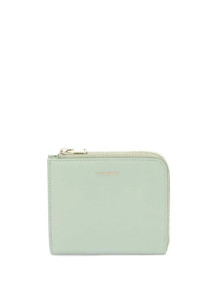  Jil Sander Logo-debossed Leather Wallet - Green 