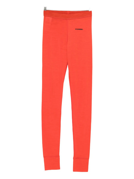  Jil Sander Logo-detail Elastic-waist Trousers - Red 